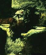 Nikolai Yaroshenko Head of the crucified Christ USA oil painting artist